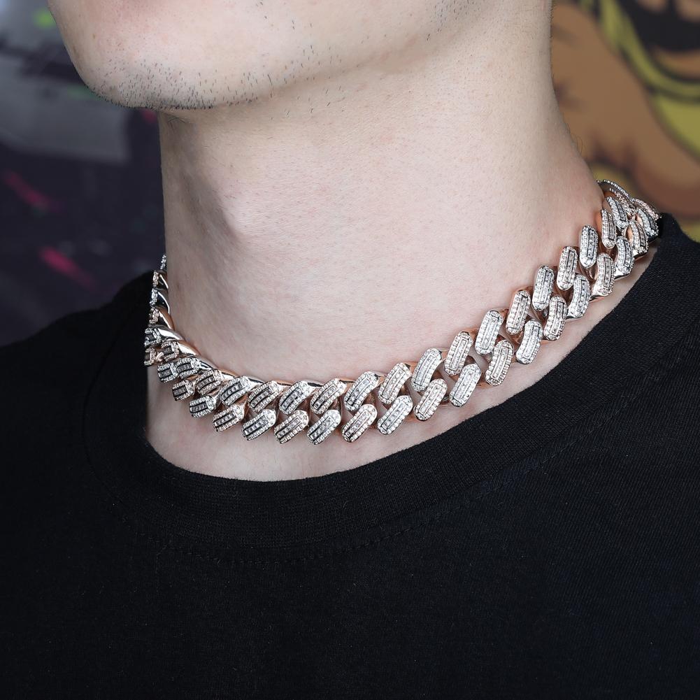 18mm Iced Out Cuban Link Chain