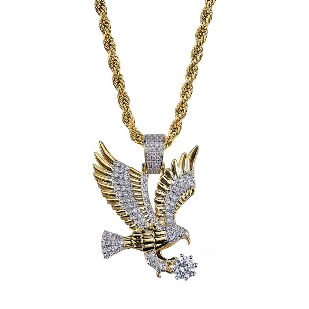 Flying Eagle Pendant with Chain